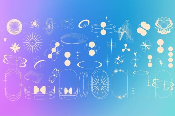 Download 40 Y2k Aesthetic Shape Modern - Aesthetic shape Collection