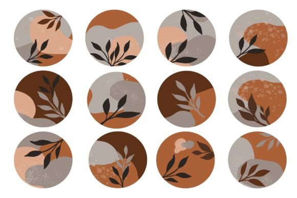 Download Earth Tone Flat Aesthetic Shape - Aesthetic shape Collection