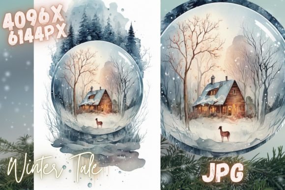 Download Winter Fairy Tale Abstract Illustration - Premium Resources