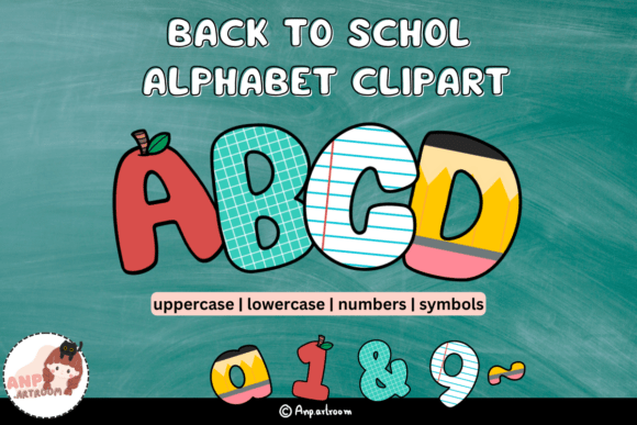 Download Back to School Alphabet Clipart - Alphabet Collection