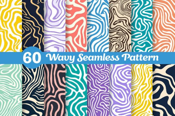 Download Abstract Wavy Contour Seamless Pattern - Premium Resources