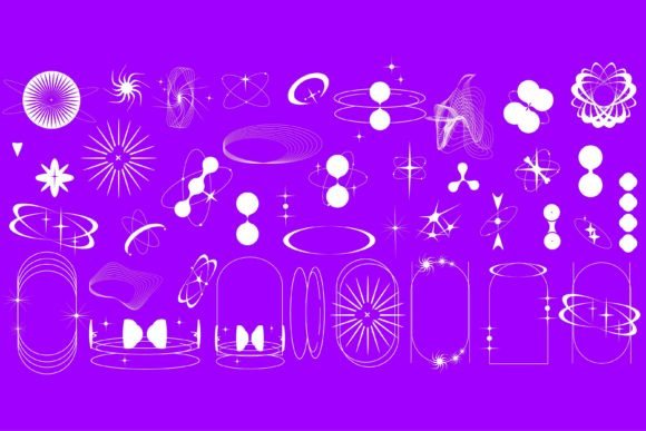 Download Y2k Aesthetic Shape Modern Sipmle Set - Aesthetic shape Collection