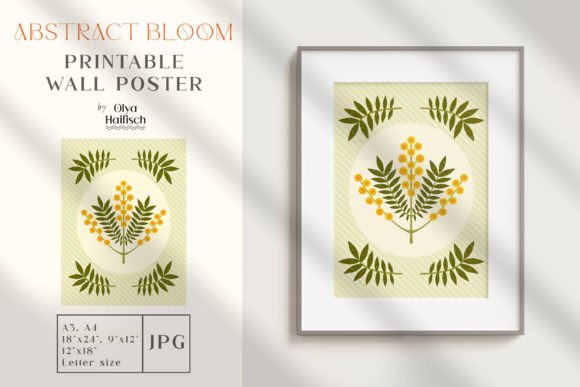Download Spring Botanical Floral Printable Poster - Botanical Collection