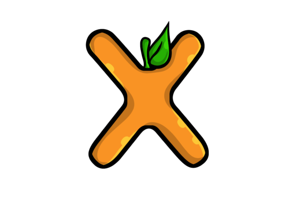 Download The Orange X Kids Alphabet Illustration - Alphabet Collection
