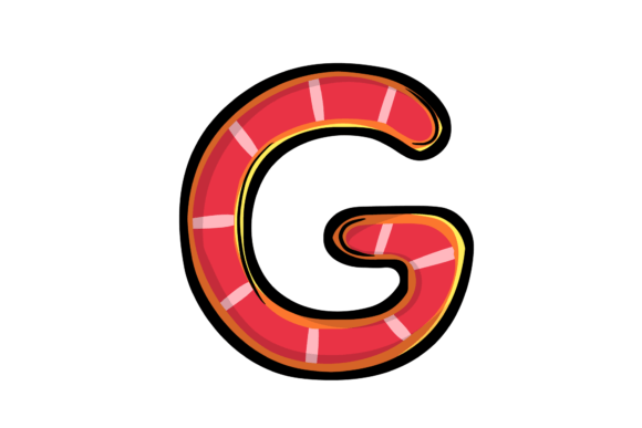 Download The G Sweet Kids Alphabet Illustration - Alphabet Collection