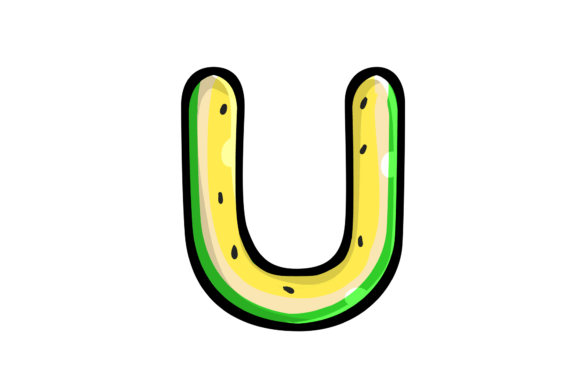 Download The U Kids Alphabet Illustration - Alphabet Collection